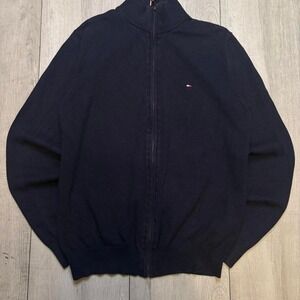 Tommy Hilfiger black zip up MenSize M